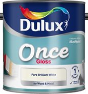Dulux 750 ml Dulux Paint Once Gloss - Brilliant White