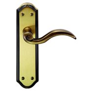 Wentworth Handle On Latch Plate Antique Brass