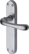 Sorrento Donna Handle On Latch Plate Satin Chrome