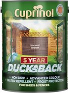 Cuprinol Ducks Back Fence Treatment - Harvest Brown