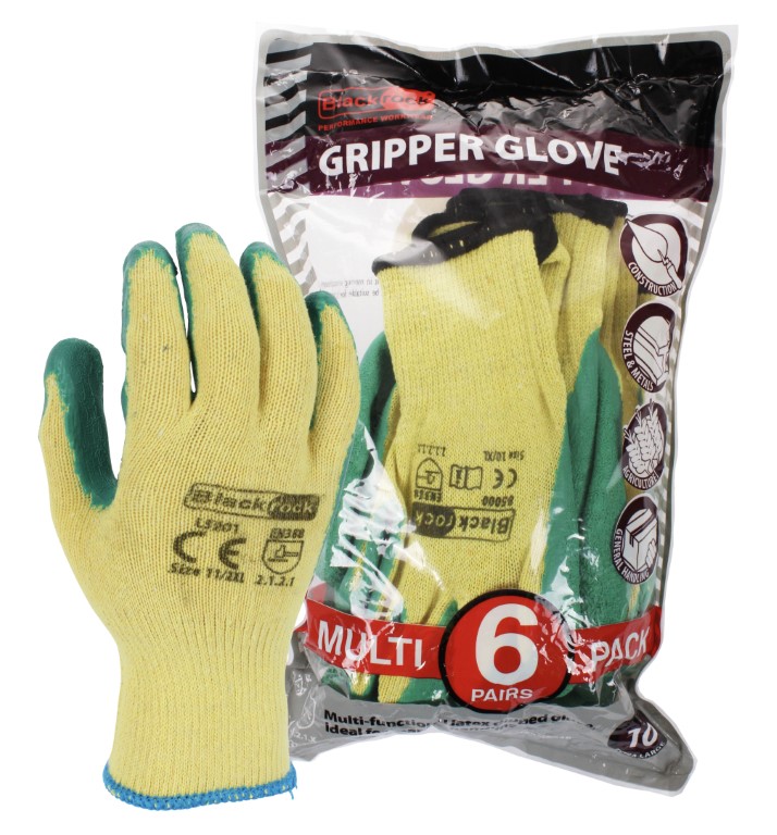 Blackrock Gripper Glove pk6