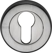 Sorrento Euro Escutcheon Satin Chrome