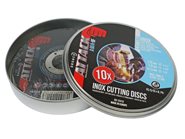 Attack Cutting Discs 115x1.0mm (Tin 10) with Free 115mm Diamond Blade