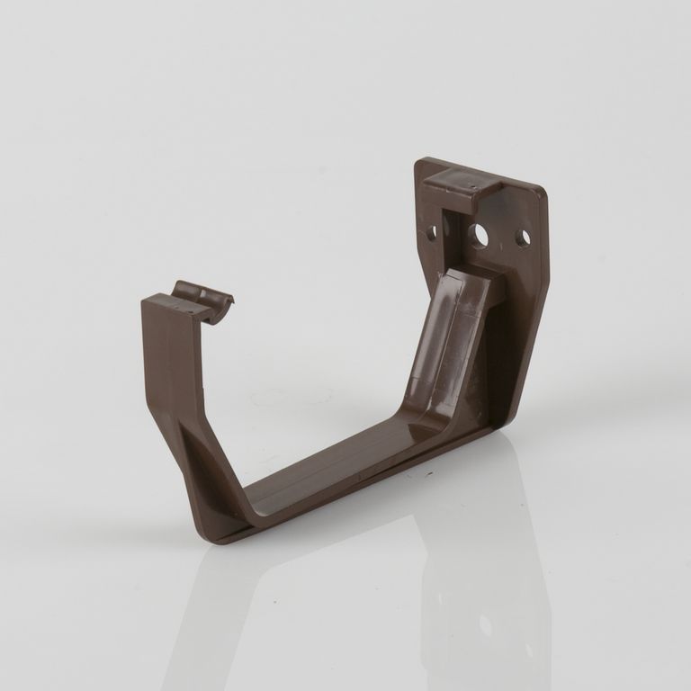 Brett Martin Square Rainwater Fascia Bracket - Brown