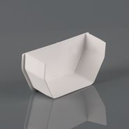 Brett Martin Square Rainwater Internal Stop End - Artic White