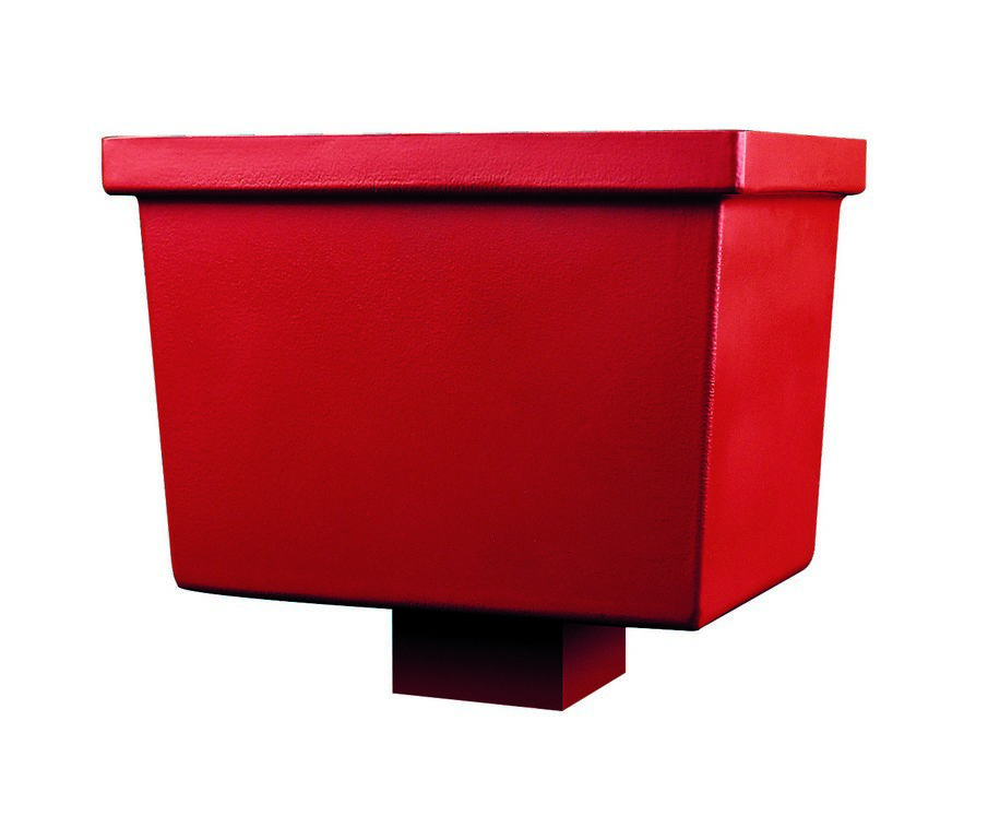 Guttercrest Rectangular Hopper Head (Outlet 75mm)