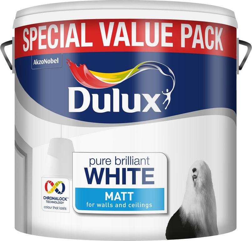 Dulux 6 Ltr Dulux Paint Matt Emulsion - White