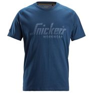 SNICKERS Workwear Logo T-Shirt Deep Blue