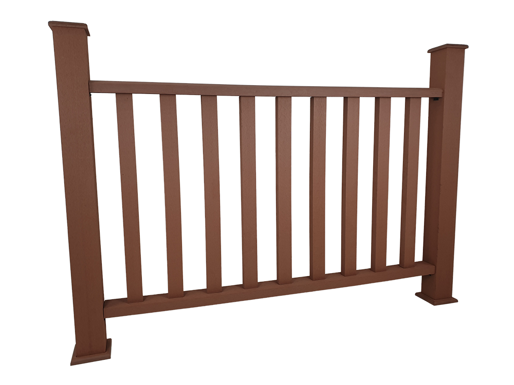 SSG Composite Decking Woodgrain - Railing Kit Brown