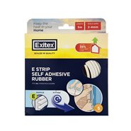 Exitex Draught Seal E Strip (Roll) - White