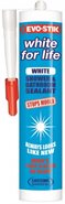 Evo-Stik White For Life Silicone - White