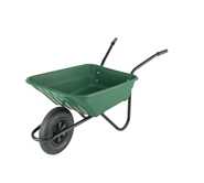 Walsall Wheelbarrow Polypropylene 90L GREEN