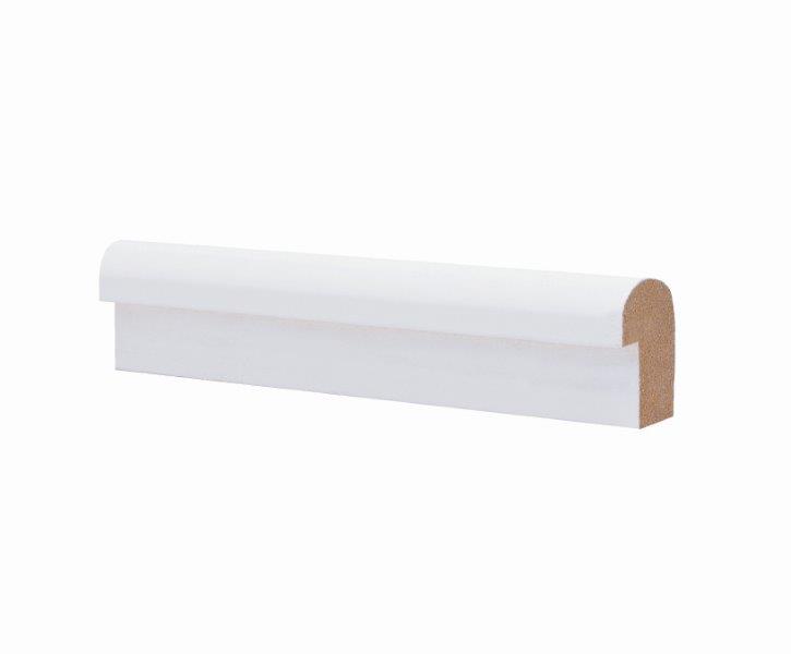 Skirting/Architrave Mdf - White Primed Hockey Stick