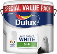 Dulux 6 Ltr Dulux Paint Silk Emulsion - White