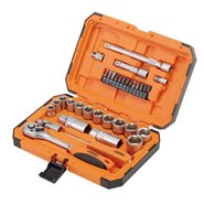 Draper Socket Set 1/4" and 3/8"  - 34PC