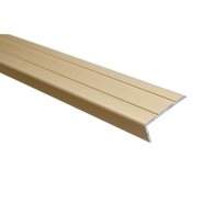 Trojan Self Adhesive Floor Angle Trim Aluminium - Gold