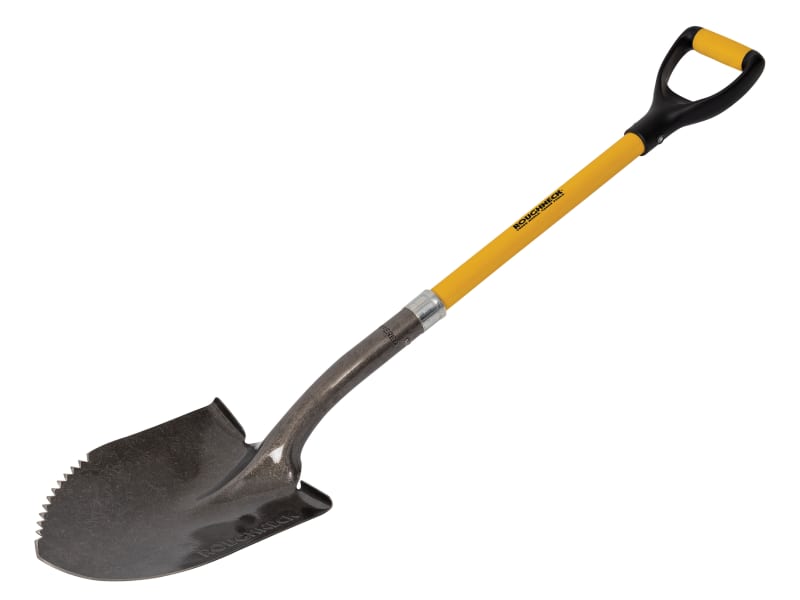 Roughneck Shovel - Sharp Serrated Edge