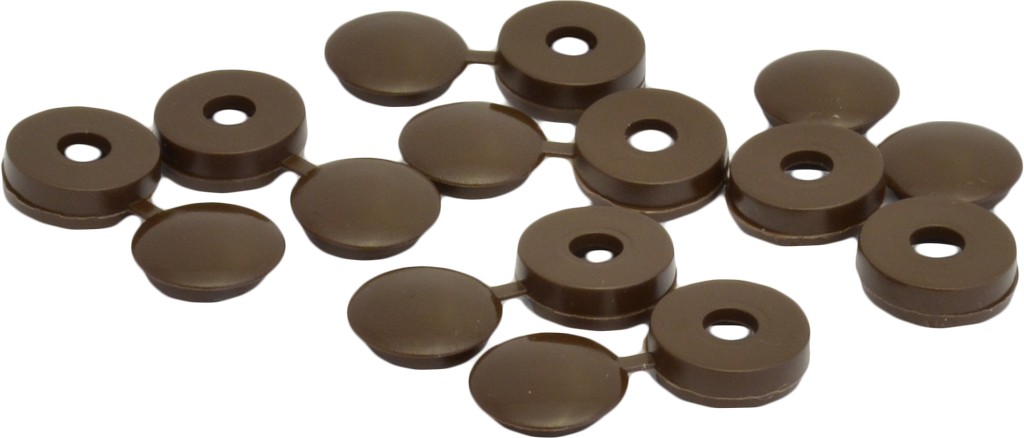 Centurion Screw Cover & Cup Hinged - Brown