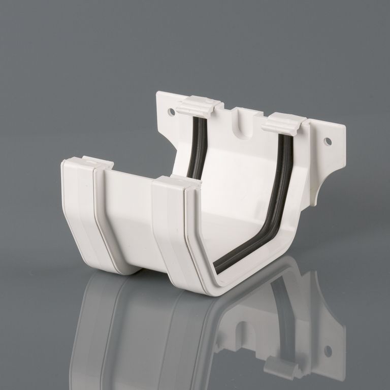 Brett Martin Square Rainwater Union Bracket - Artic White