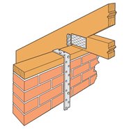 Expamet Standard Wall Plate Strap Bent 150mm