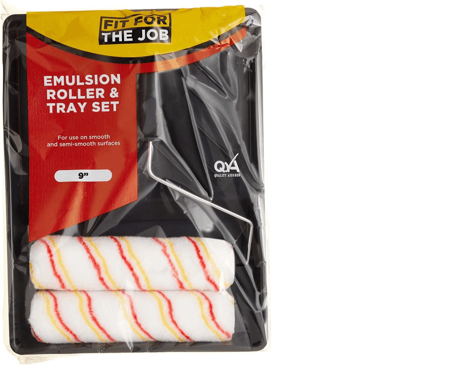 Fit For The Job 4 piece 9 inch / 225mm Twin Paint Roller Set