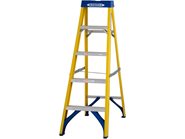 Werner Trade Stepladder Swingback Fibreglass 5 Tread