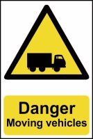 Cent Sign Danger Moving Vehicles