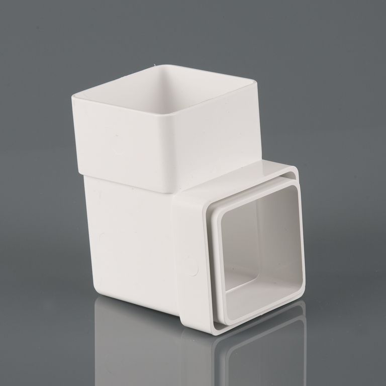 Brett Martin Square Rainwater Gutter Angle - Artic White