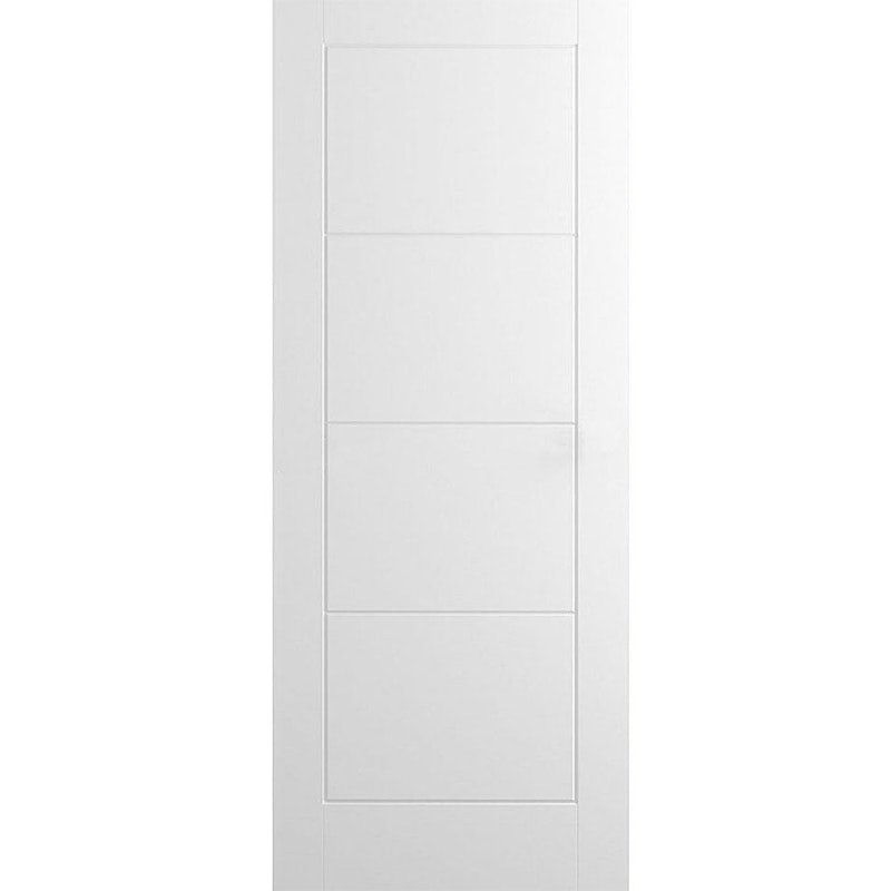 Masonite Ladder Mould Door White Primed Solid Core - Paint Grade