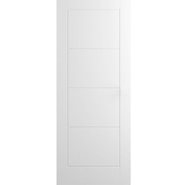 Masonite Ladder Mould Door White Primed Solid Core - Paint Grade