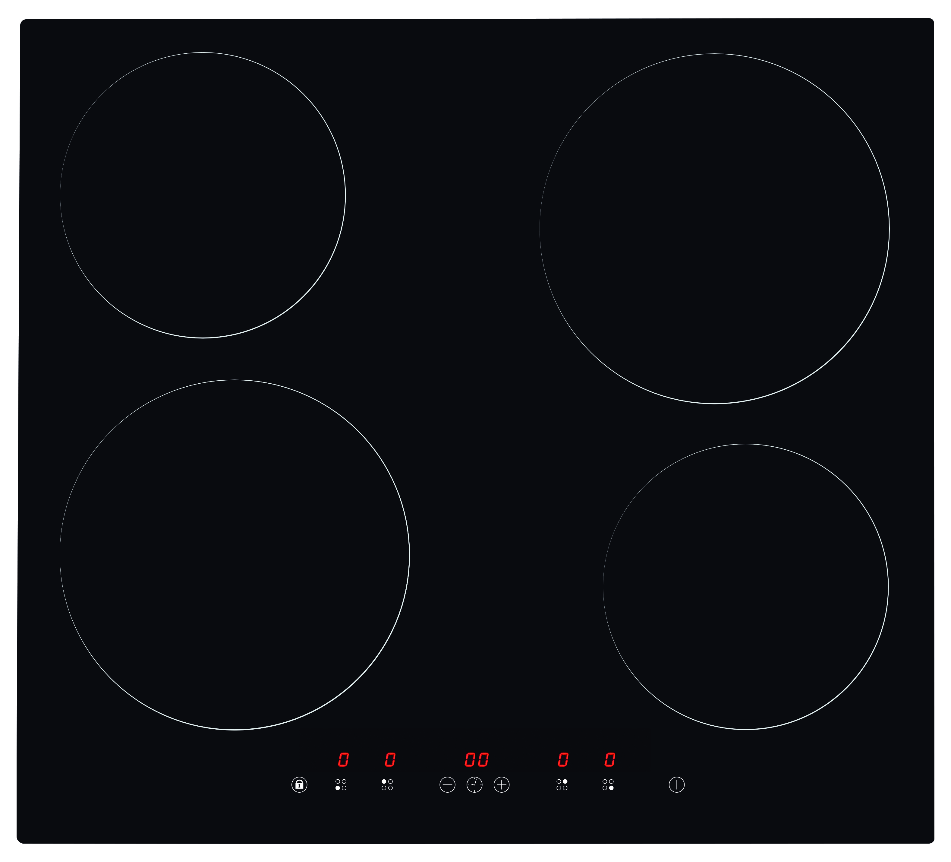 Matrix 60cm Frameless Hob Induction 4 zone