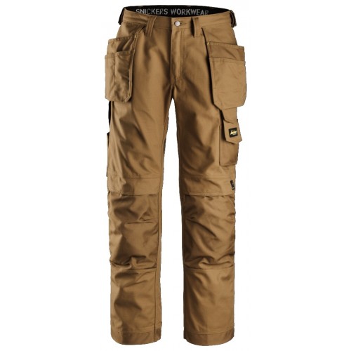 Snickers Holster Canvas Trouser Brown