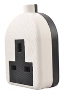 Centurion Trailing Socket Single - Rubber - White