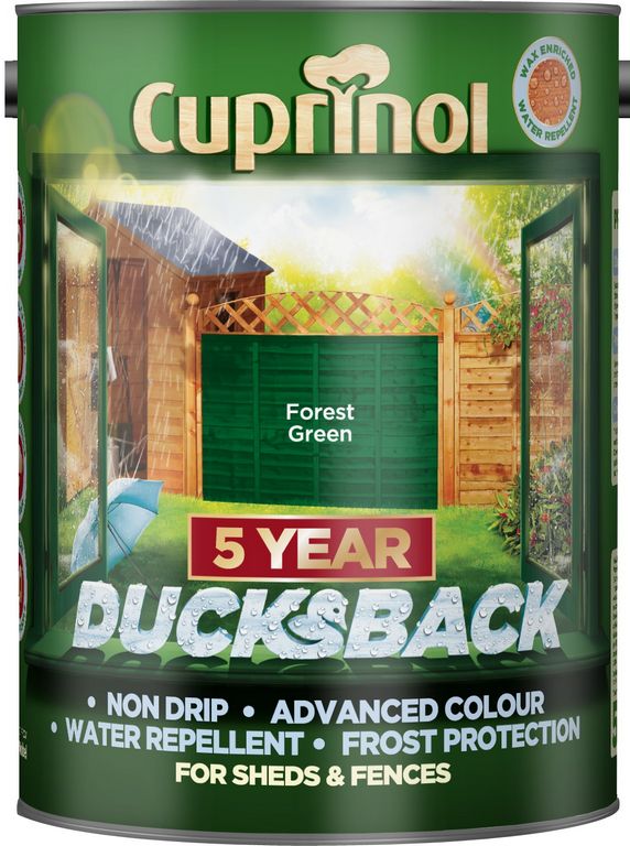 Cuprinol Ducks Back Fence Treatment - Forest Green