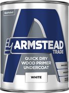 Armstead 1 Ltr Trade Paint Quick Dry Wood Primer & Undercoat