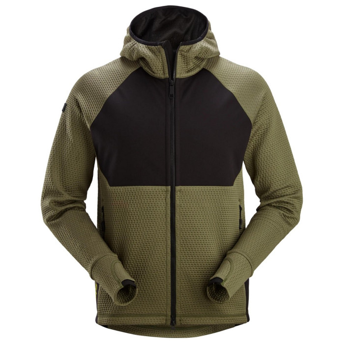 SNICKERS Workwear Mid Hoodie   Khaki/Black