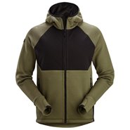 SNICKERS Workwear Mid Hoodie   Khaki/Black
