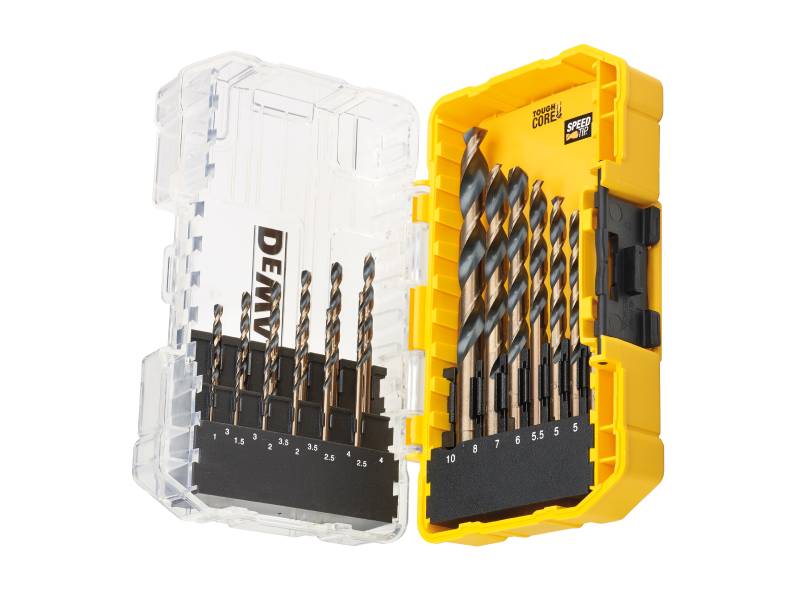 DeWalt Black & Gold HSS Drill Bit Set 19PCS