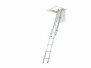 Werner Aluminium Loft Ladder c/w Handrail  2 Section