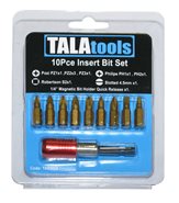 Tala 10 Piece Insert Screwdriver Bit Set