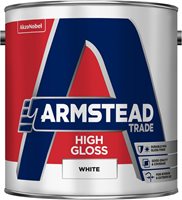Armstead 5 Ltr Trade Paint High Gloss - Gloss White