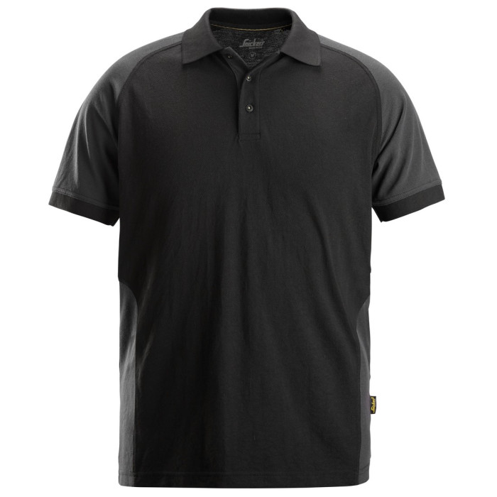 SNICKERS Workwear Polo Shirt Black/Grey