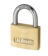 Tala Heavy Duty Padlock Brass