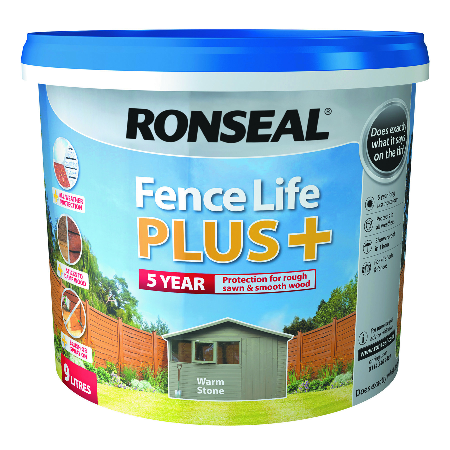 Ronseal Fencelife Plus Warm Stone