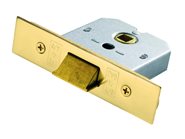 Flat Latch Heavy Sprung 3In Brass S/Steel